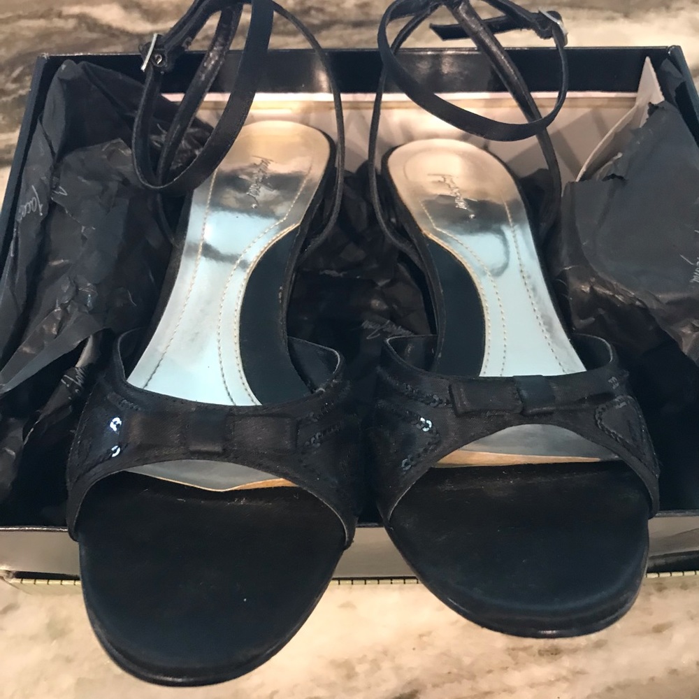 Women’s black dress sandals - 7.5